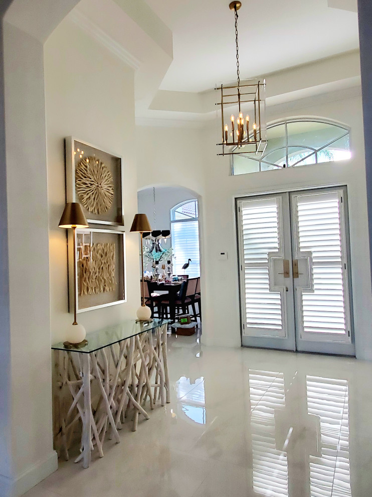 Modern Coastal Foyer Modern Entry Miami by Sunny Interior Design Houzz