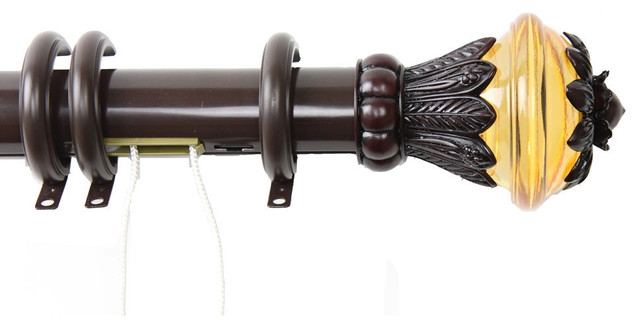 Rod Desyne Window Drapery Hardware Paradise Decorative Traverse Rod Desyne Window Drapery Hardware Paradise Decorative Traverse With Rings