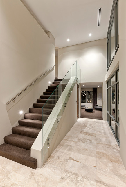 Aida Forest Travertine contemporary-hall