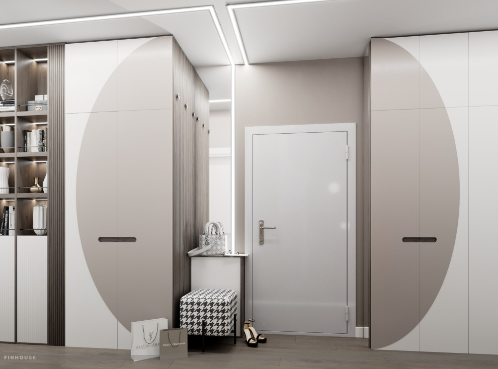 Проект двухкомнатной квартиры (57 м²) в Санкт-Петербурге