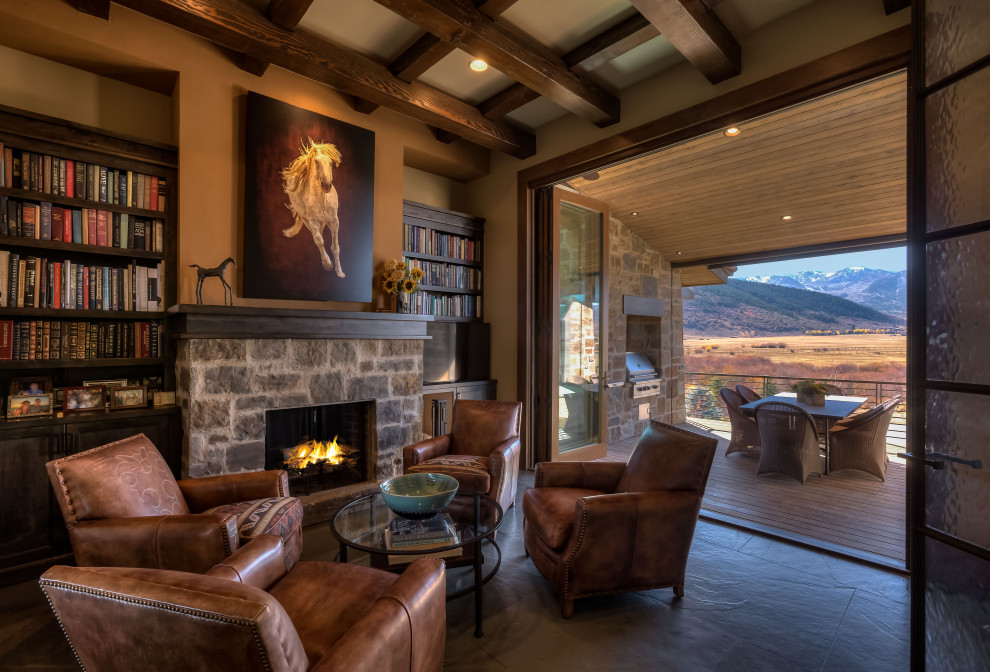 Country family room in Salt Lake City.