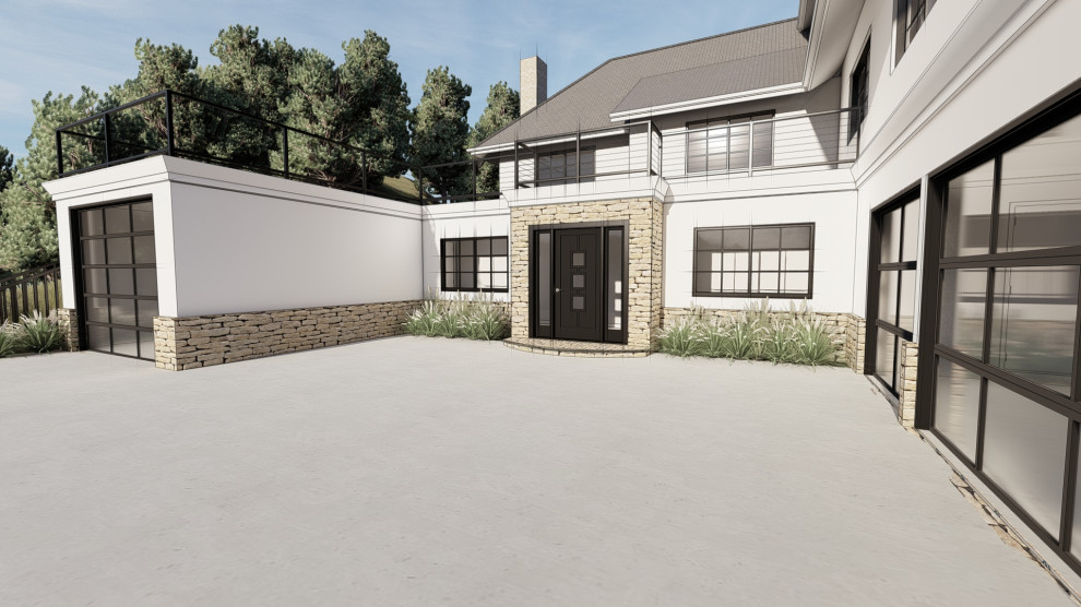 The Zvagelsky Deck and Front Remodel