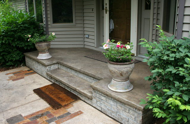 Stamped Concrete - Modern - Exterior - Minneapolis - by ...