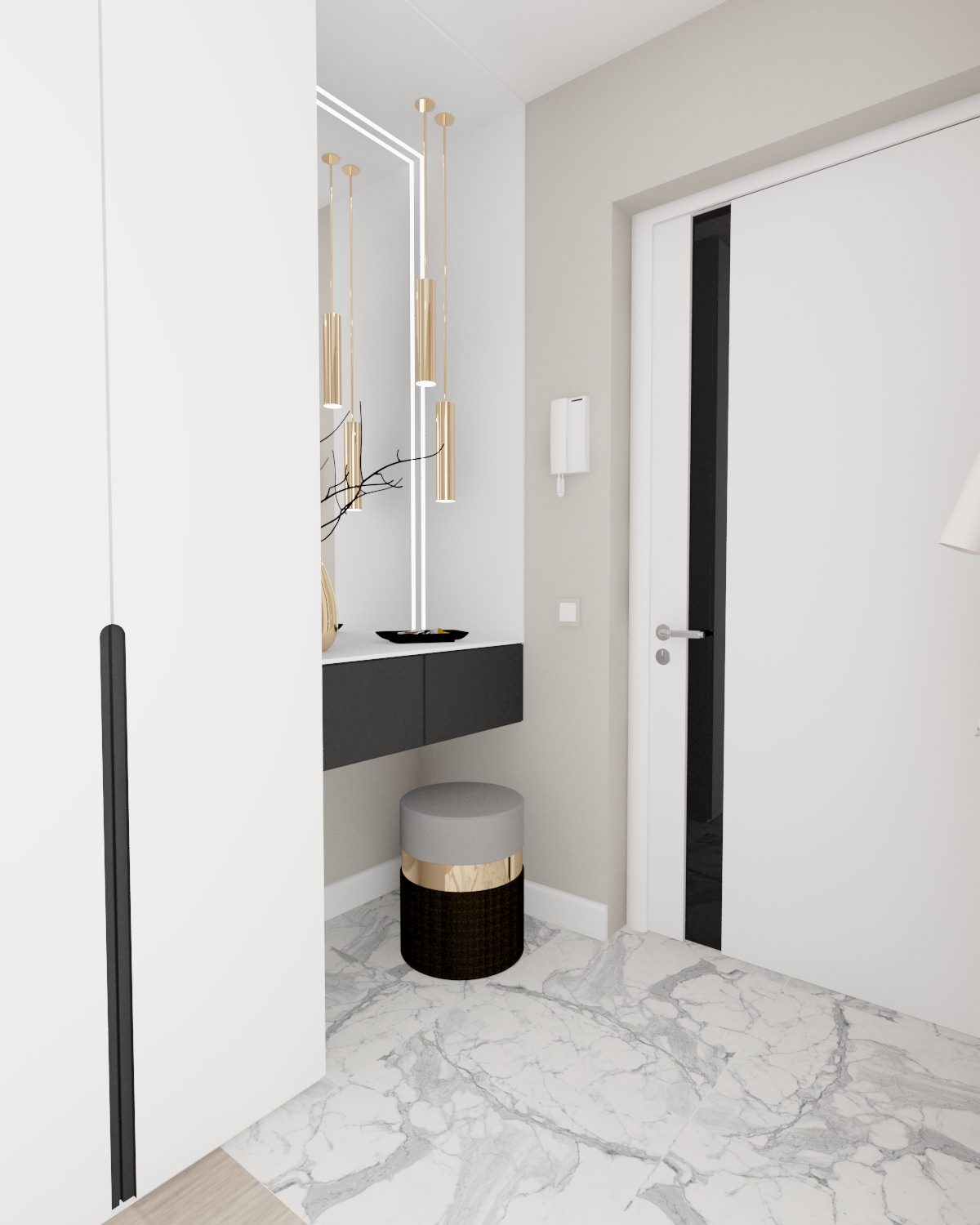 стильная прихожая