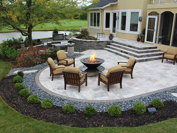 This is an example of a traditional patio in Vancouver.