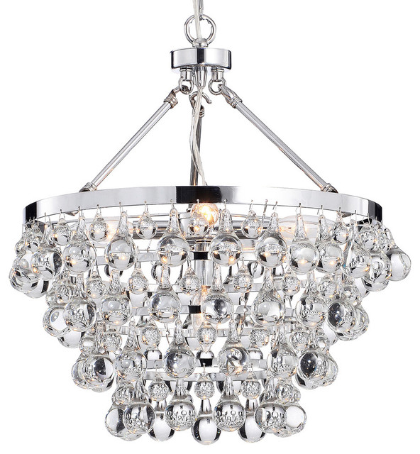 Modern Style Glass Crystal 5 Light Luxury Chandelier Chrome Modern Style Glass Crystal 5 Light Luxury Chandelier Chrome Contemporary Chandeliers By Heidi Lighting Xiertek Usa Inc