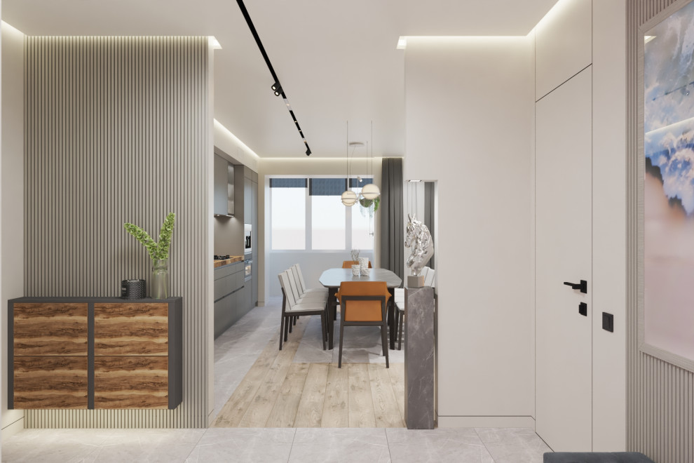 Прихожая в квартире 140 кв.м.  в новостройке