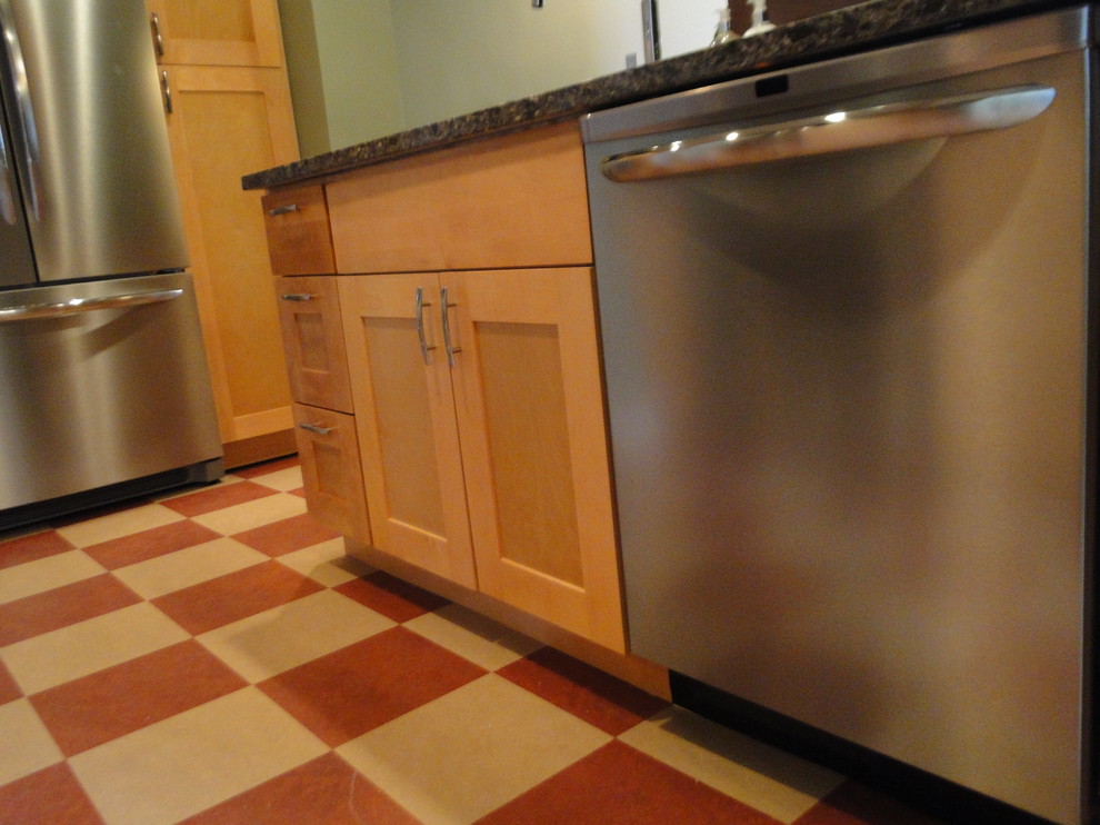 Natural Shaker Kitchen Cabinets - Modern - Kitchen - Philadelphia - by