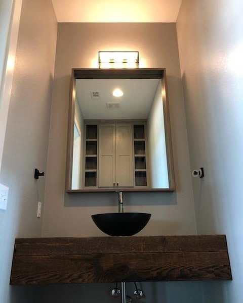 Bathroom Remodel with Custom Doors