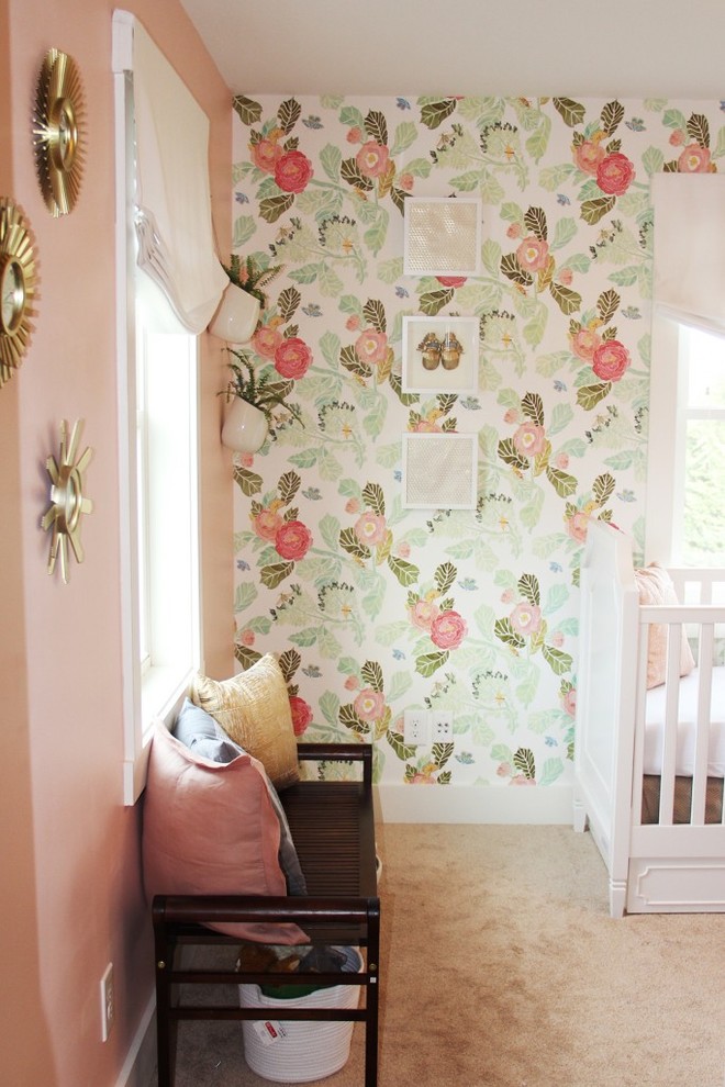 Inspiration for a contemporary nursery in Richmond.