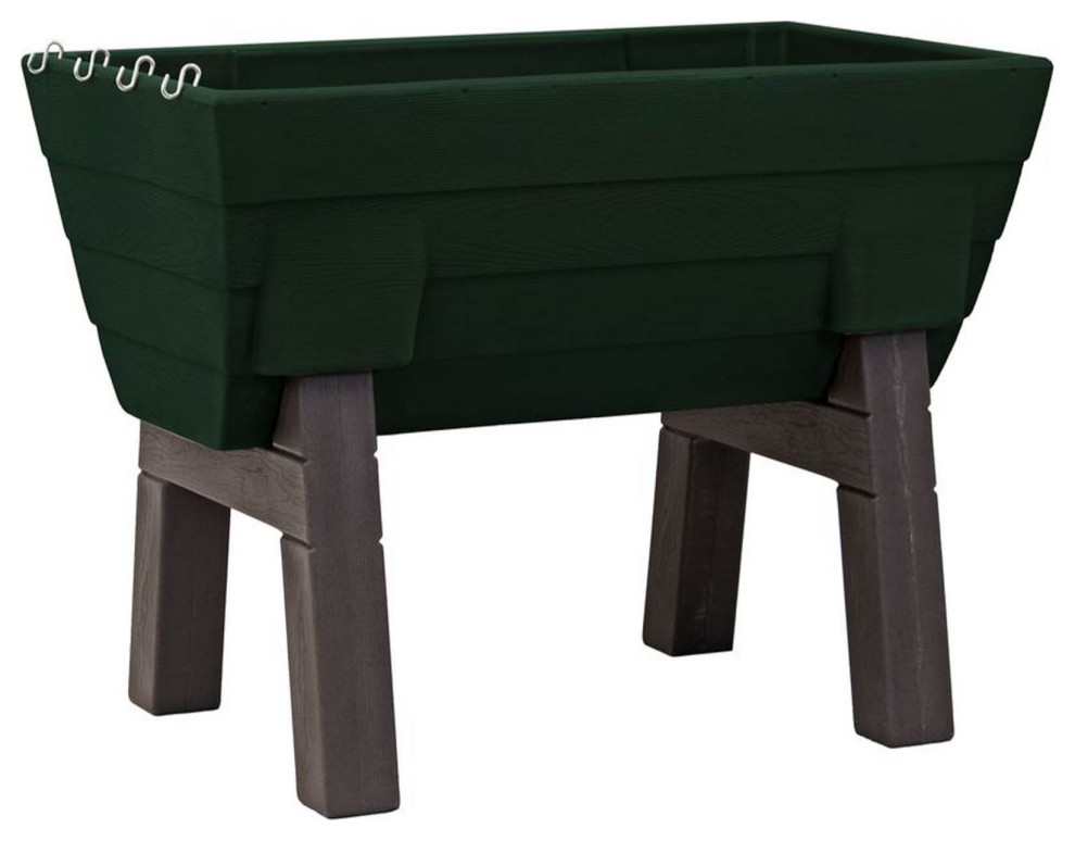 Good Ideas Garden Wizard Elevated Garden Bed Green Contemporary