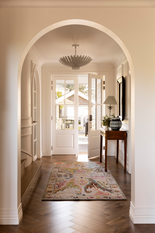 This is an example of a traditional entryway in Brisbane.