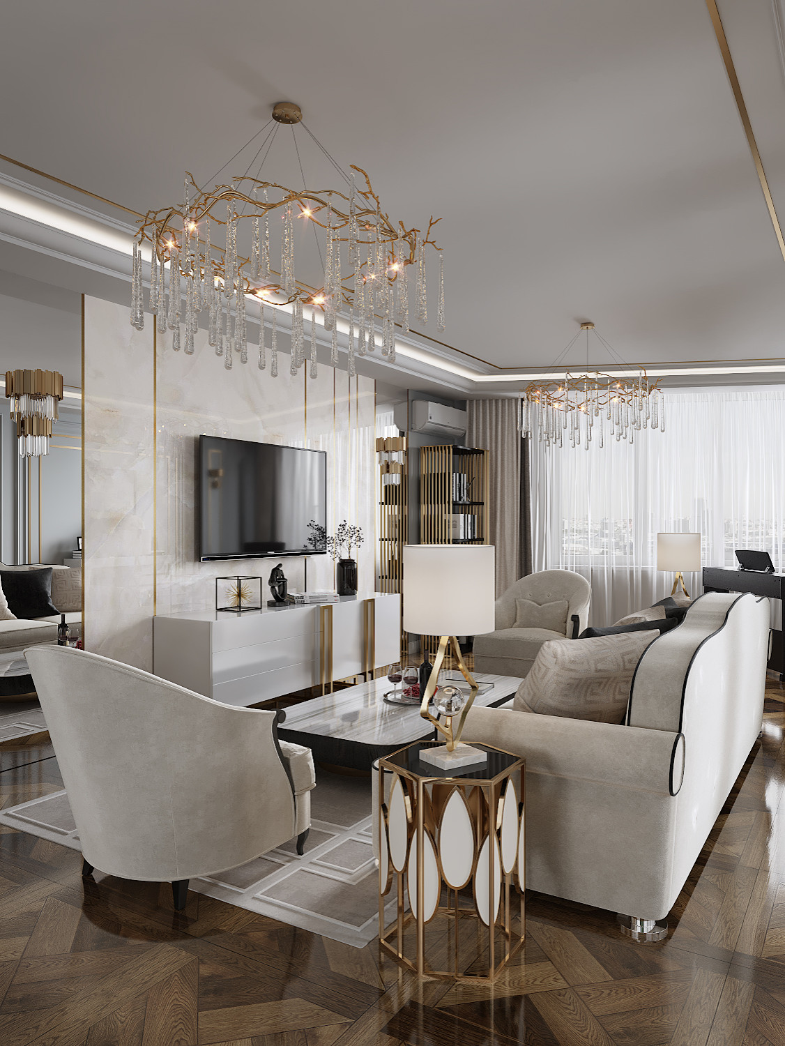 ГОСТИНАЯ в классическом стиле