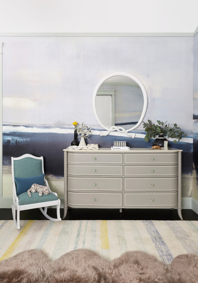 Bel Air Contemporary - Inspiration for a contemporary nursery remodel in Los Angeles