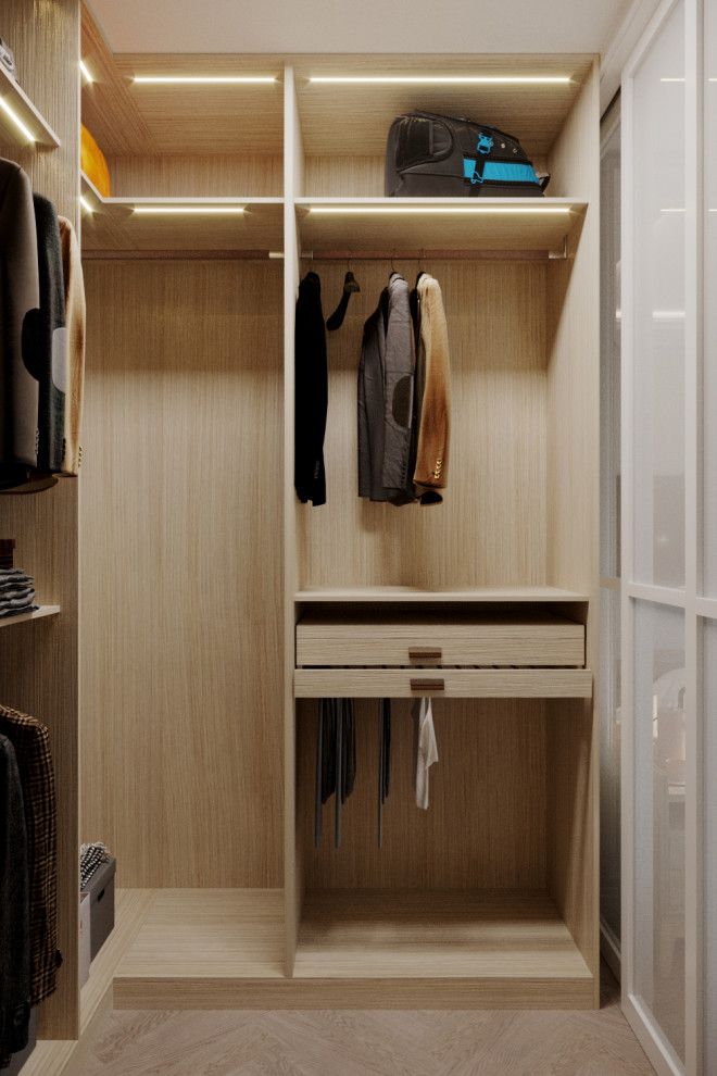 Дизайн проект квартиры в стиле легкая классика ЖК Сердце столицы