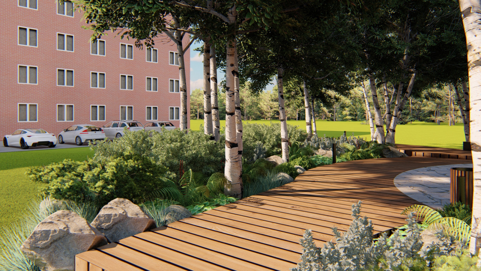 Лесной миксбордер