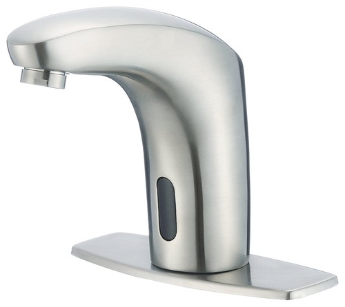 Dyconn Nelson Hands/Touch Free Motion Sensor Bathroom Faucet, Brushed Nickel