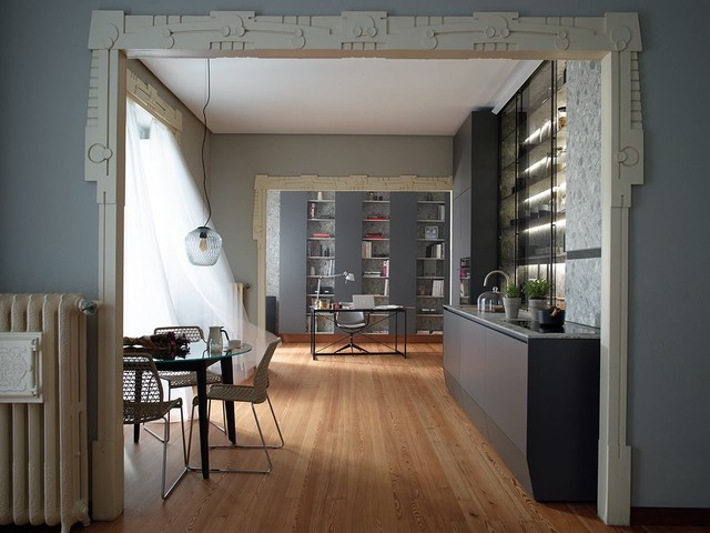 Cocina estudio contemporary-kitchen
