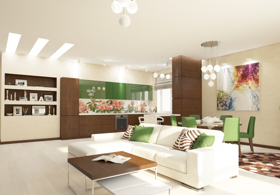 Дизайн интерьера квартиры ЖК "Современник"