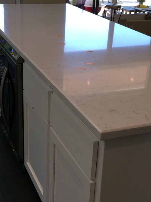 Cashmere Carrara Quartz counter issues