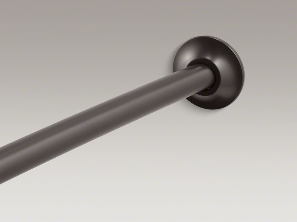 Kohler K9350 Expanse 72" Curved Shower Rod Shower Curtain Rods by