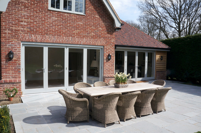 Design ideas for a contemporary patio in Essex.