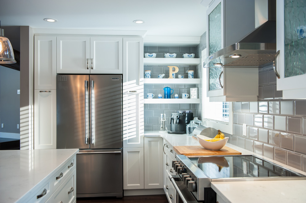 Mountain style kitchen photo in Edmonton