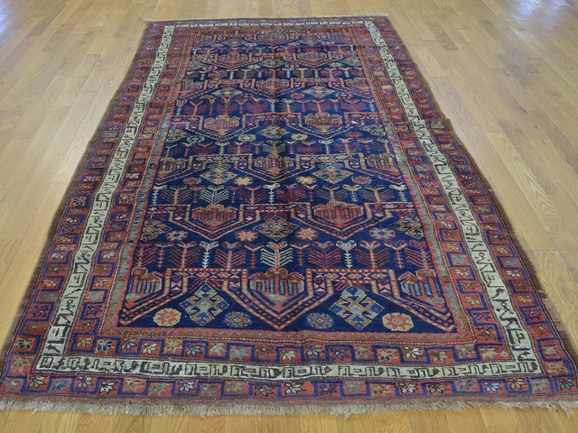Consigned 4 9 X8 Persian Kurdish Bidjar Exc Cond Handmade Rug
