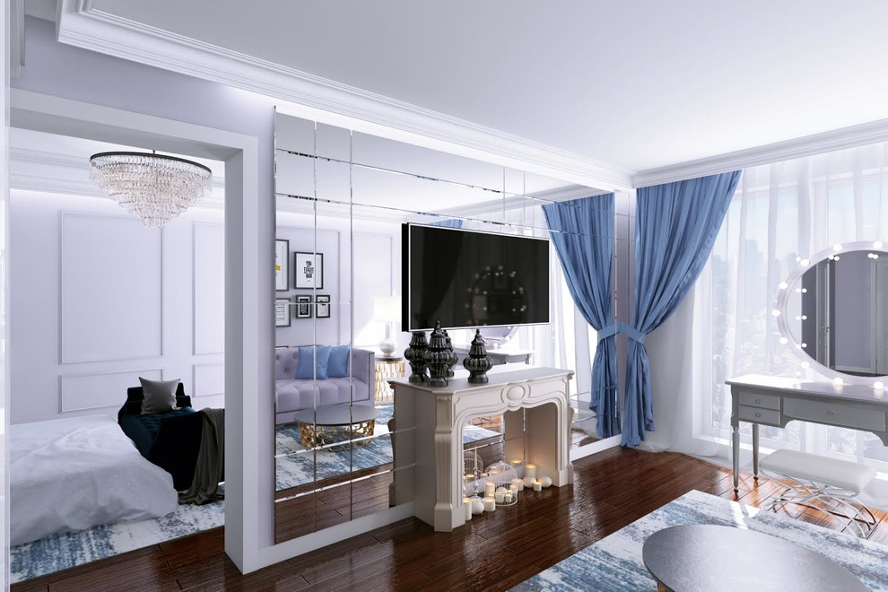 Спальня в ЖК Кутузовская ривьера