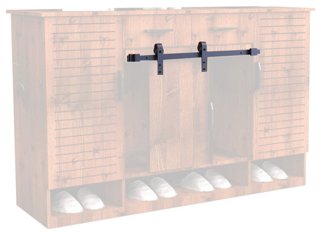 Mini Sliding Barn Door Hardware Kit Classic Design Traditional