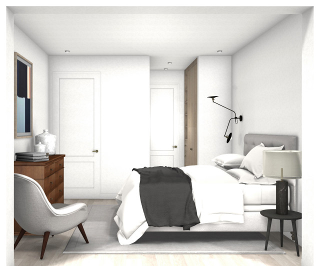 Brooklyn Townhouse - 5 luxury apartments scandinavian-bedroom