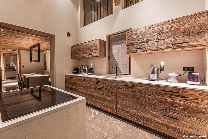 AGENCEMENT CHALET DE MONTAGNE - MEGEVE