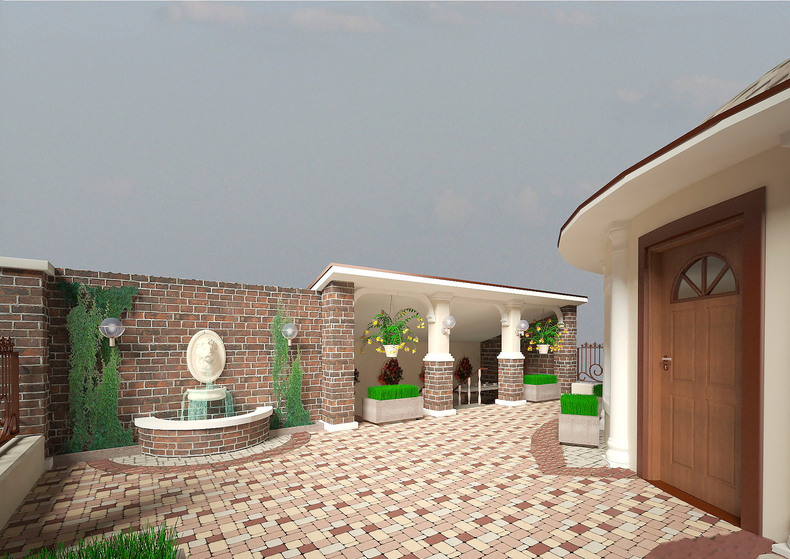 Оформление крыши. Пентхаус 17-этажного дома с выходом на крышу.