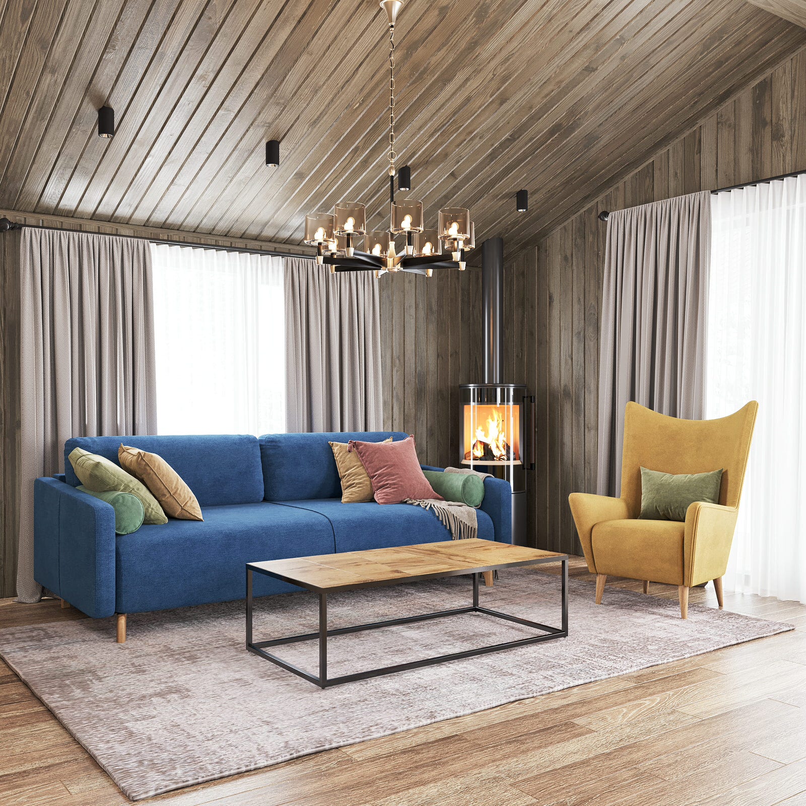 Дизайн интерьера частного дома.