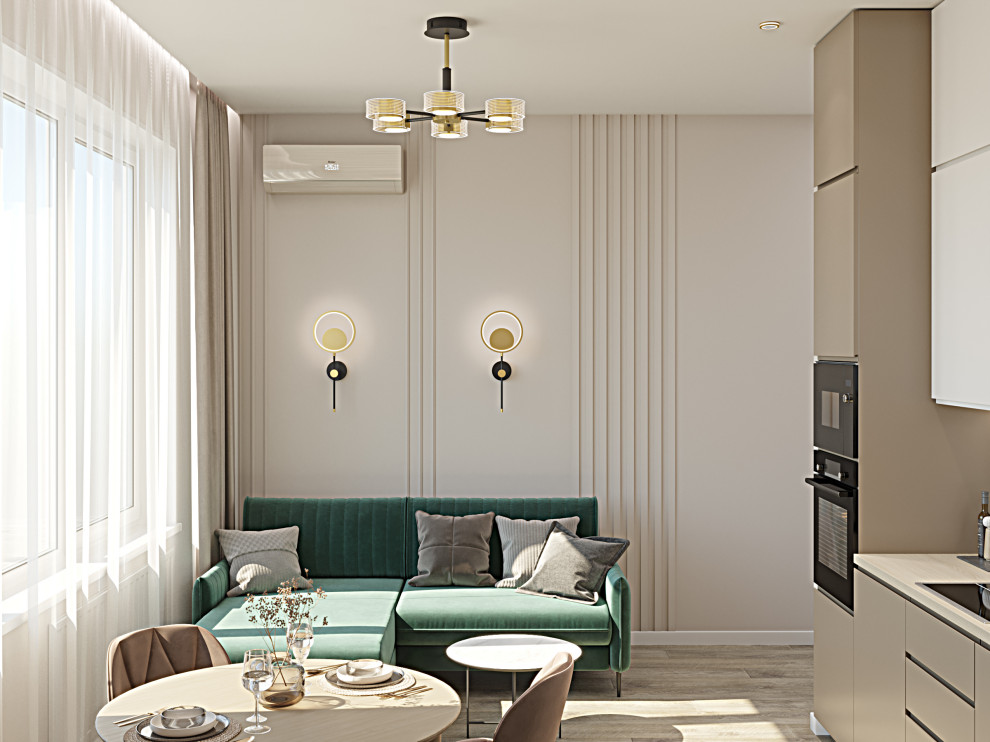 Дизайн-проект евродвушки в Москве