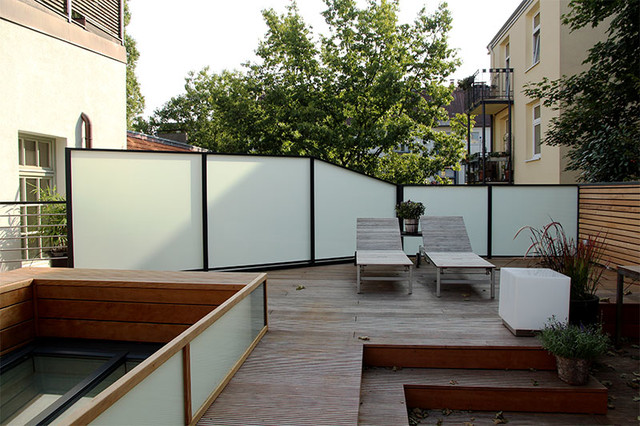 Dachterrassenlandschaft deck