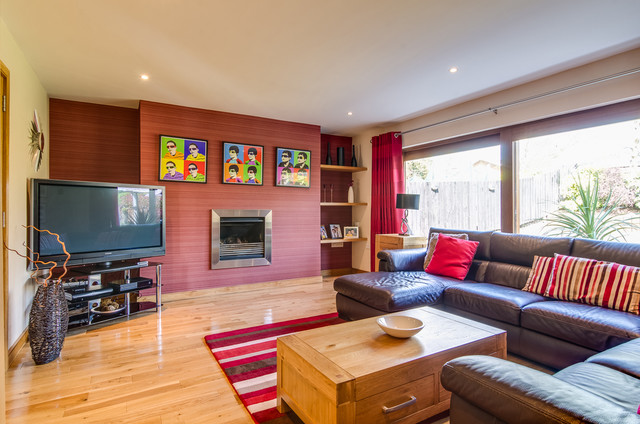 Modern home in Belfast moderne-dagligstue