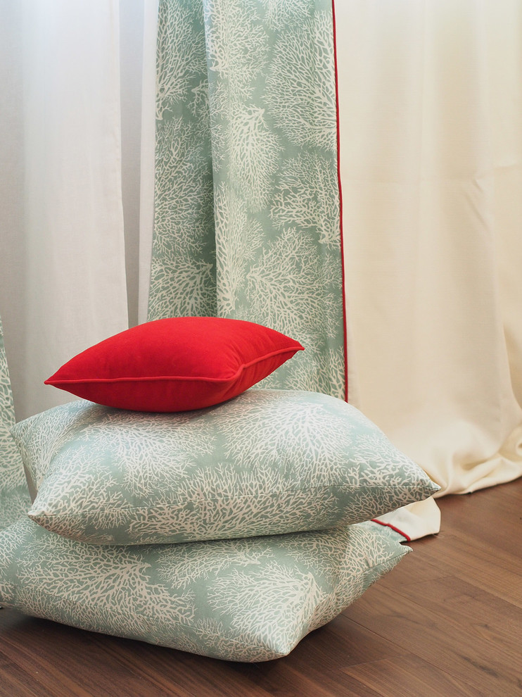 Шторы для загородного дома в КП Красные Пруды