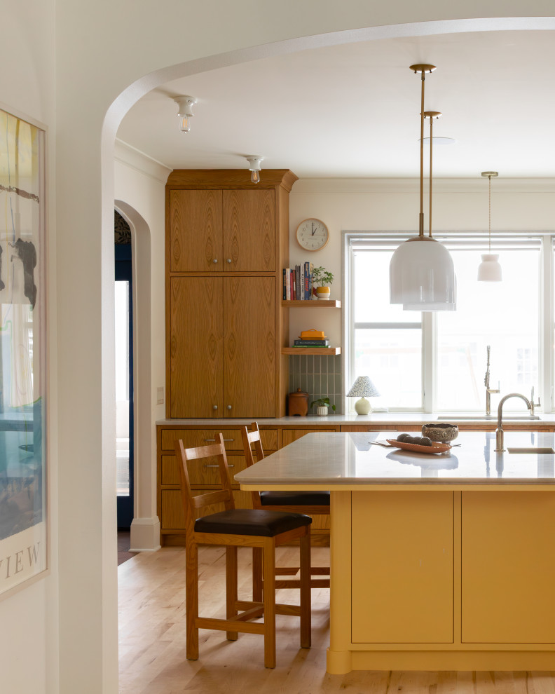 Example of a danish kitchen design in Minneapolis