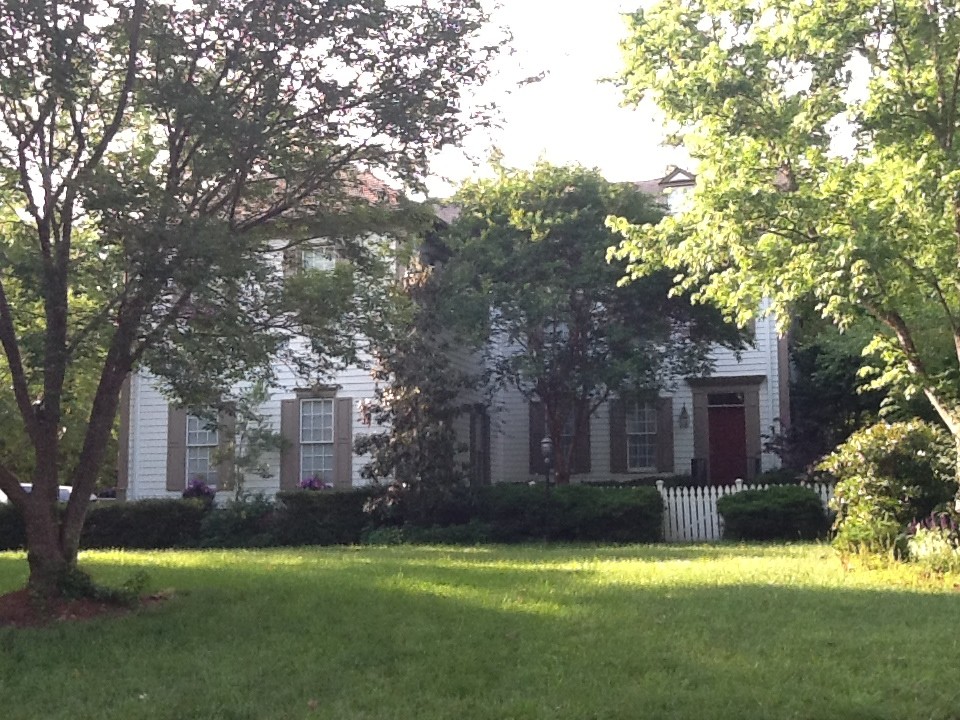 Homes built around Chapel Hill, North Carolina