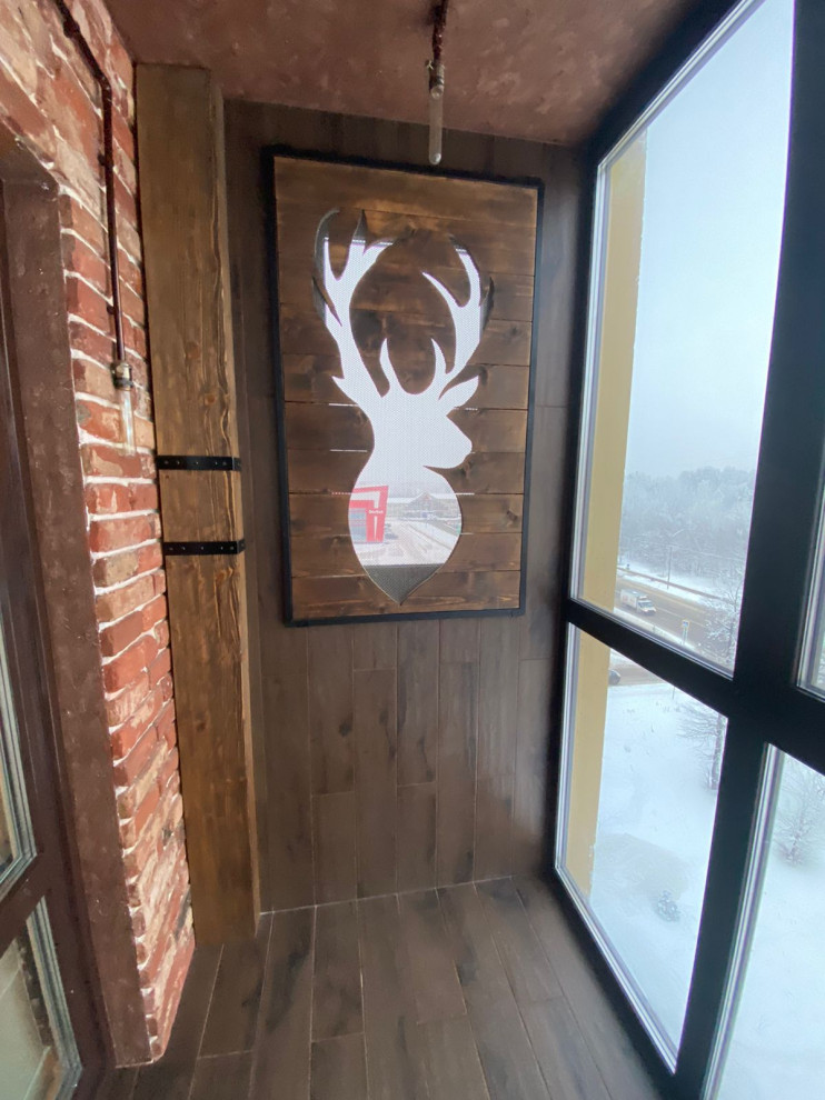 Балкон-кабинет в стиле лофт, Электросталь