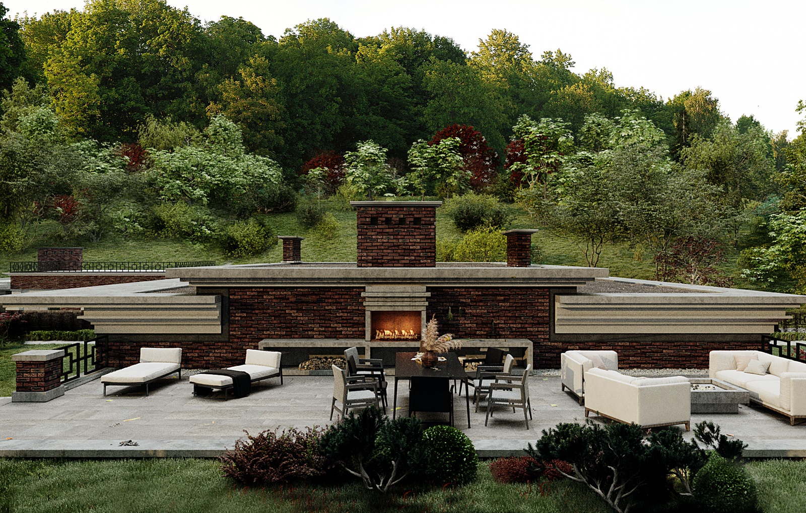 Проект гостевого дома в стиле органической архитектуры