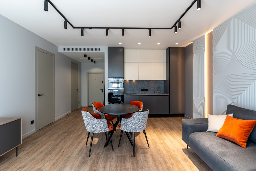 Ремонт двухкомнатной квартиры с  кухней-гостиной