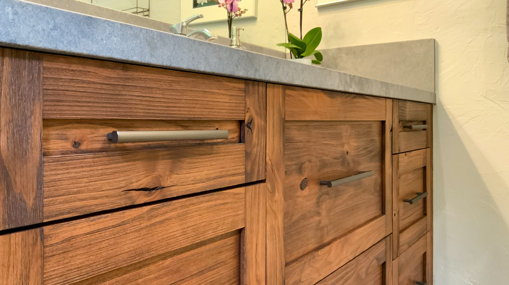 Knotty Alder Bathroom Remodel