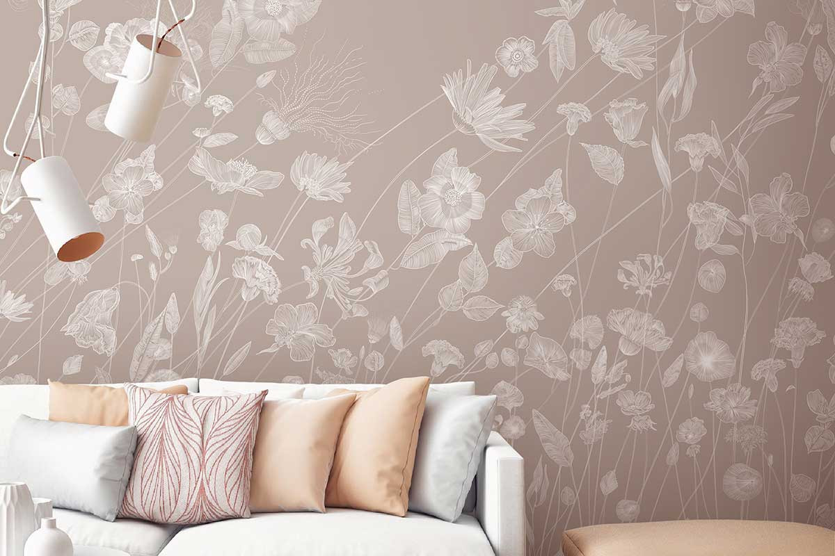 Обои с цветами