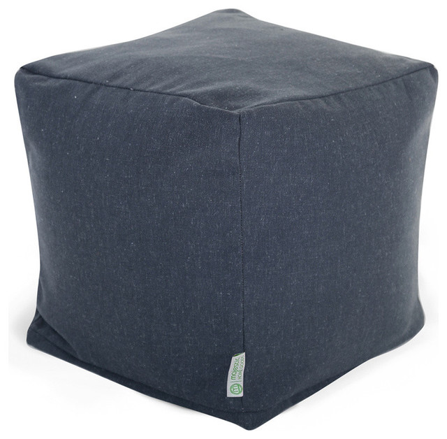 Majestic Home Goods Wales Small Cube, Navy