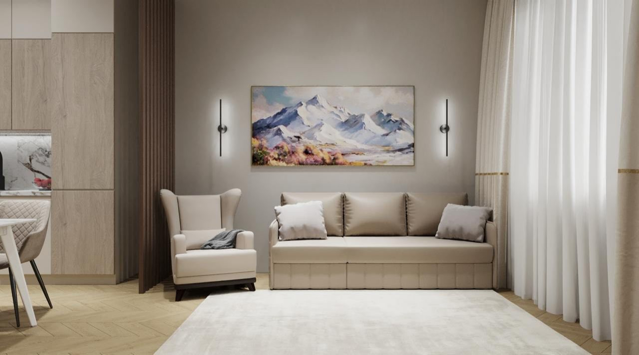 Квартира 2х комнатная