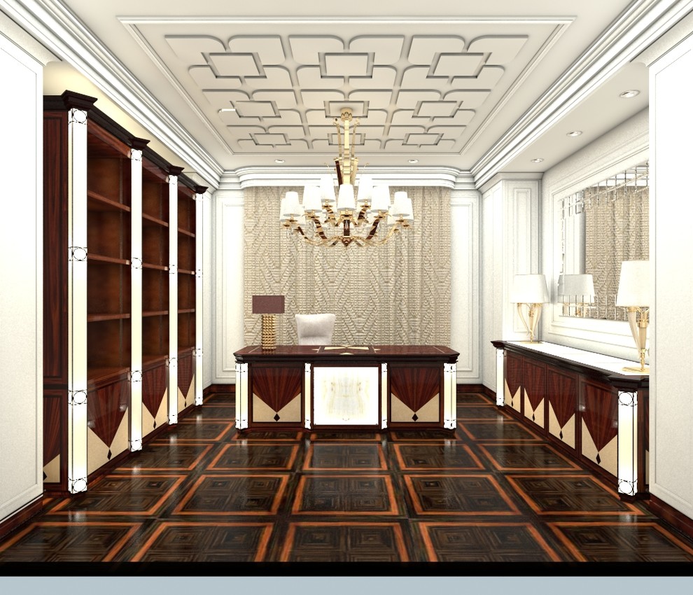 Кабинет в частном загородном доме