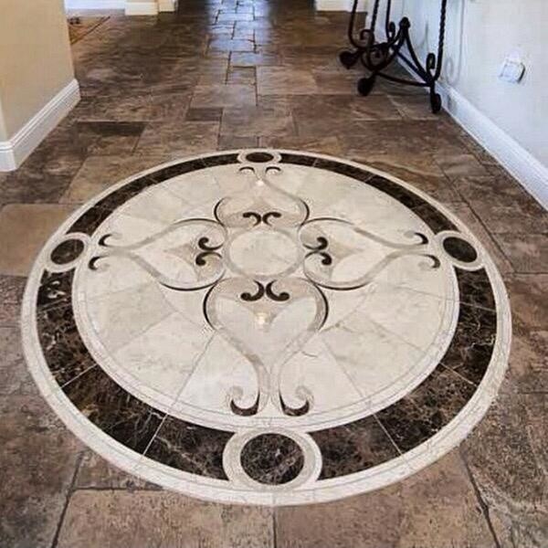 мозаичные мраморные полы