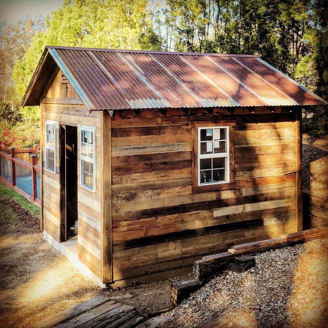 Custom Reclaimed Wood Shed Rustic Shed San Diego by Reclaimed